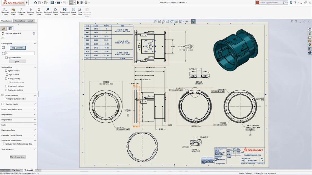 Drawings SOLIDWORKS 2019