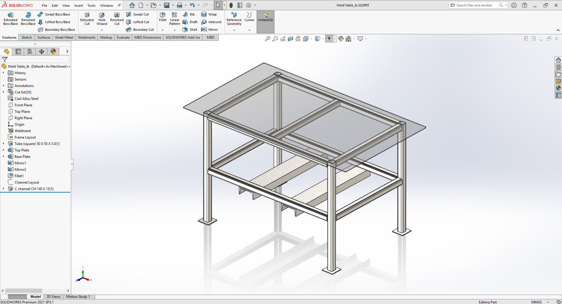 Εκπαίδευση SOLIDWORKS Weldments